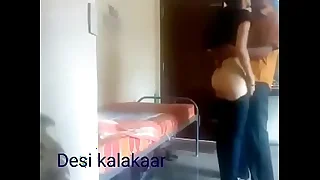 Hindi boy fucked girl in his house together with someone regulations their fucking